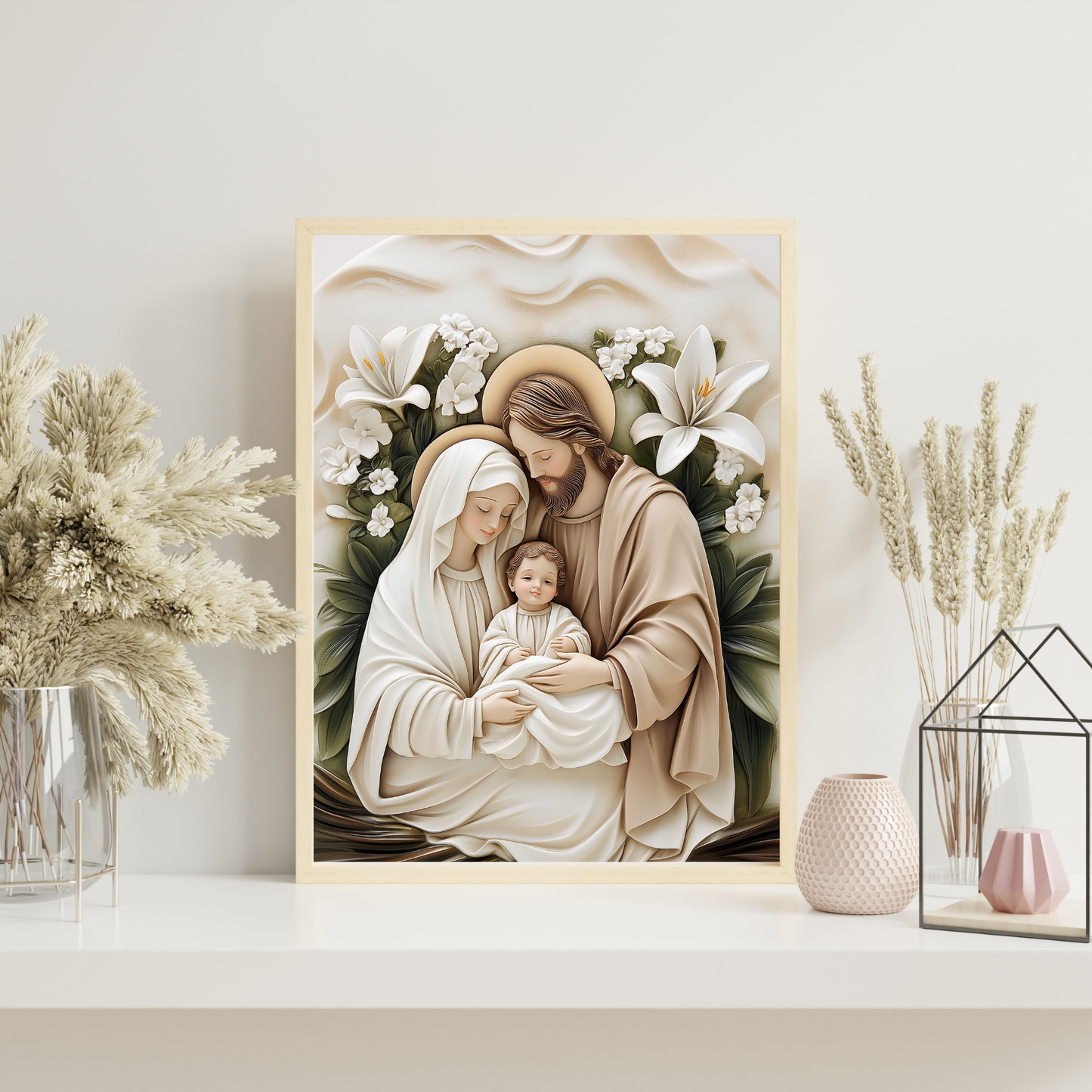 Quadro Sagrada Família – Refúgio de Paz