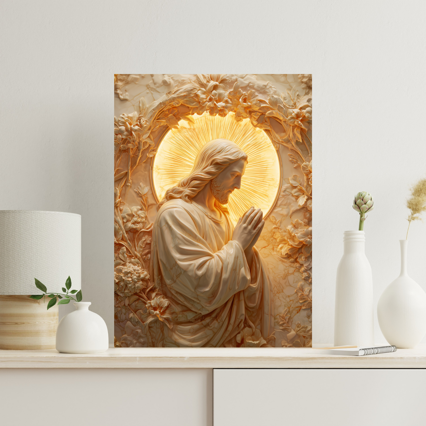 Placa MDF - Jesus - Luz da Redenção