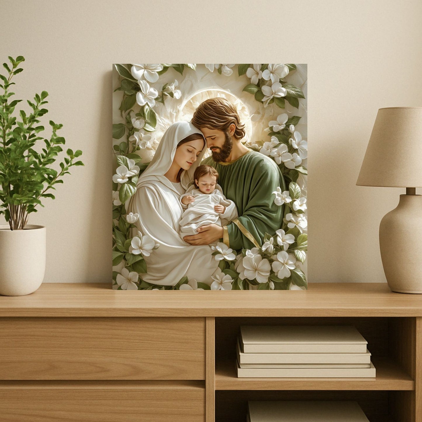 Placa MDF - Sagrada Família – Presença Sagrada