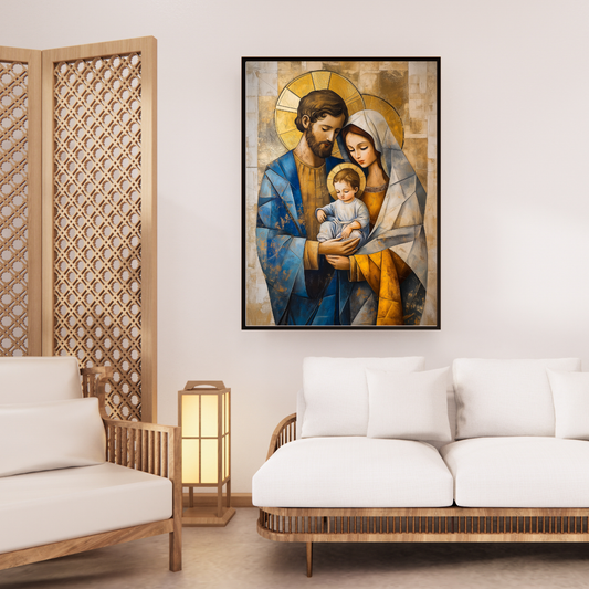 Quadro Sagrada Família – Luz do Lar