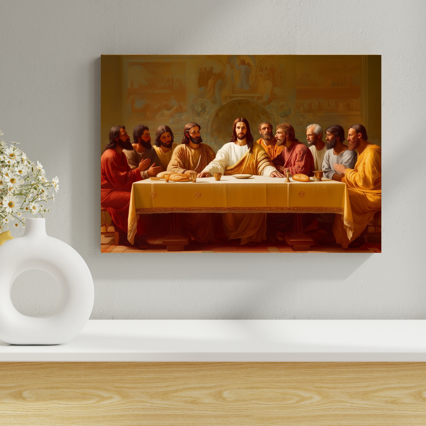 Placa MDF - Santa Ceia