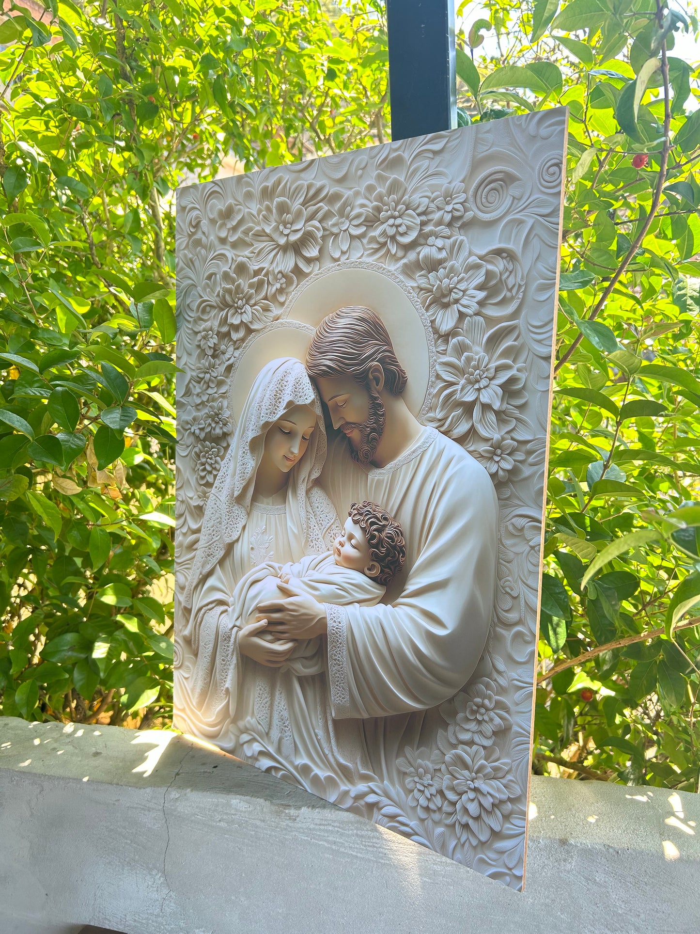 Placa MDF - Sagrada Família – Amor Divino