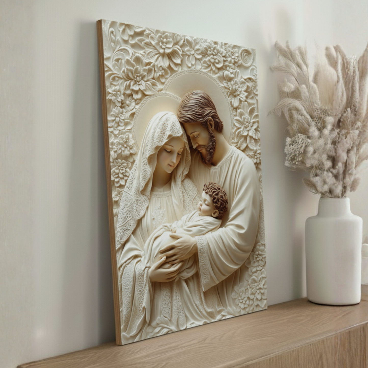 Placa MDF - Sagrada Família – Amor Divino