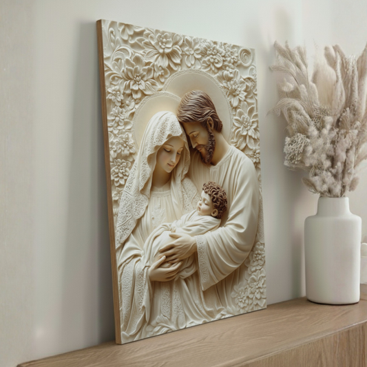 Placa MDF - Sagrada Família – Amor Divino