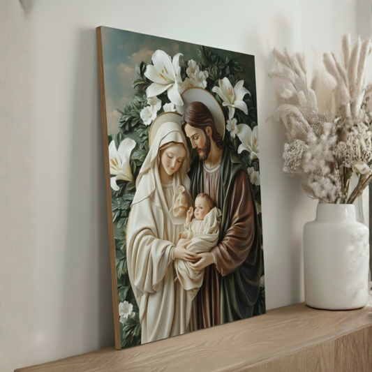 Placa MDF - Sagrada Família – Caminho da Fé