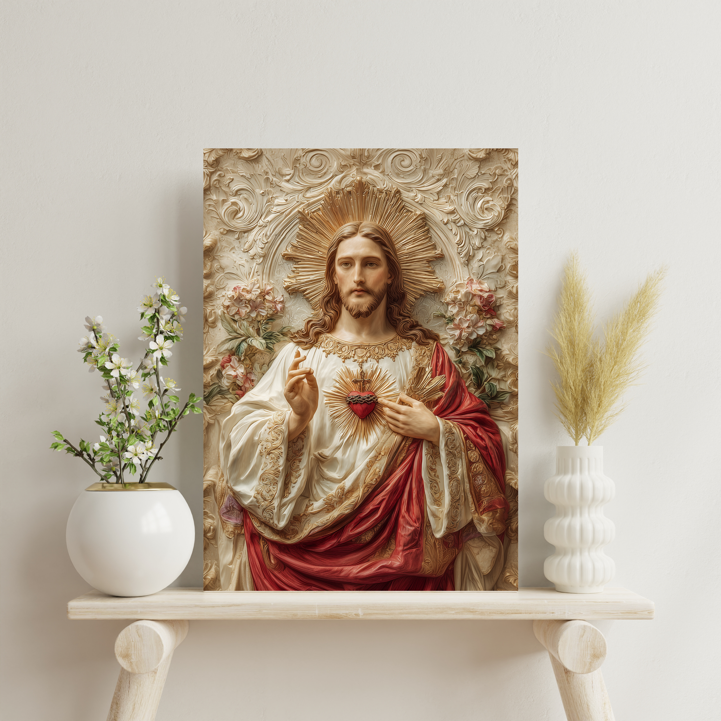 Placa MDF - Jardim do Sagrado Coração de Jesus