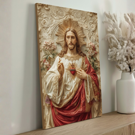 Placa MDF - Jardim do Sagrado Coração de Jesus