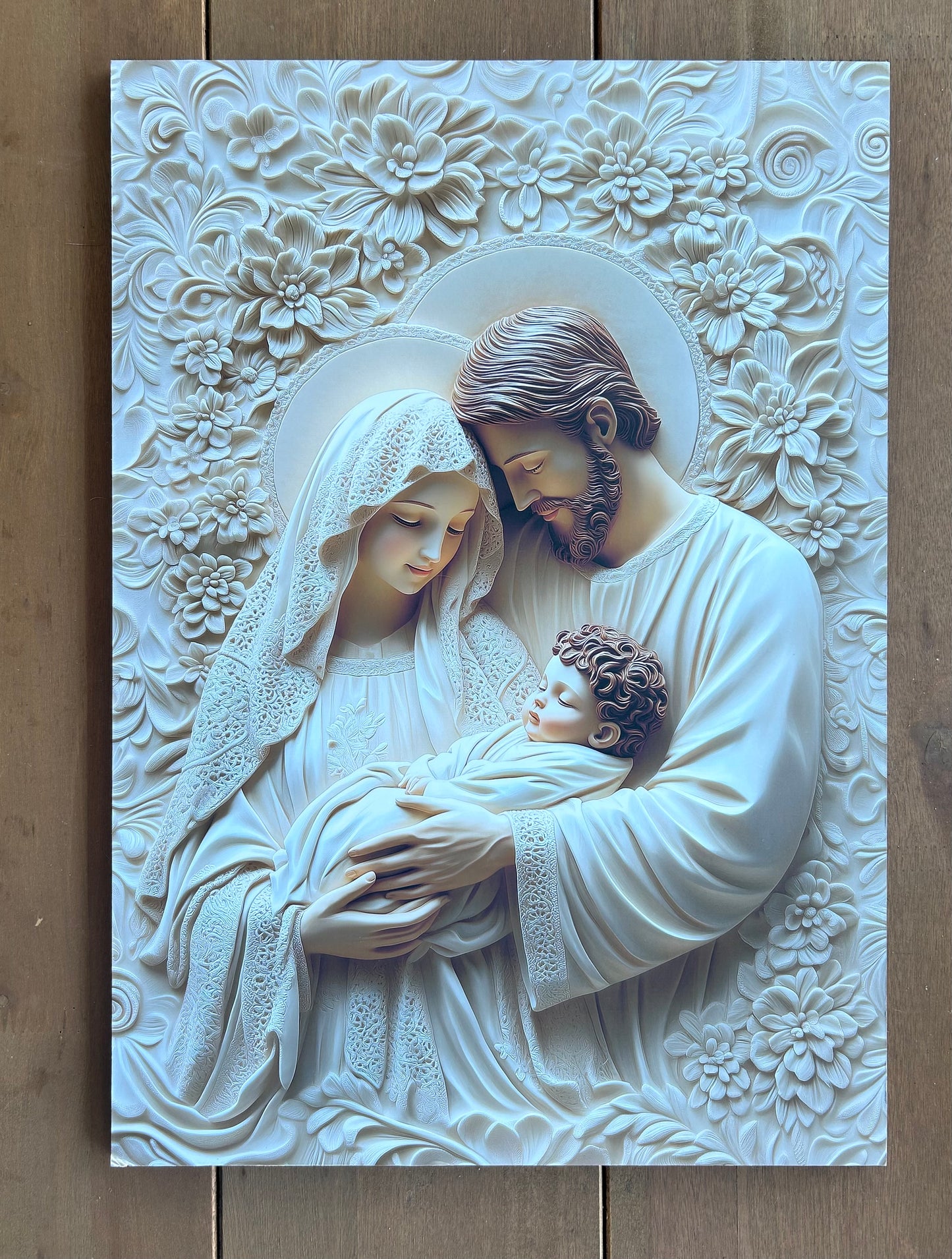 Placa MDF - Sagrada Família – Amor Divino