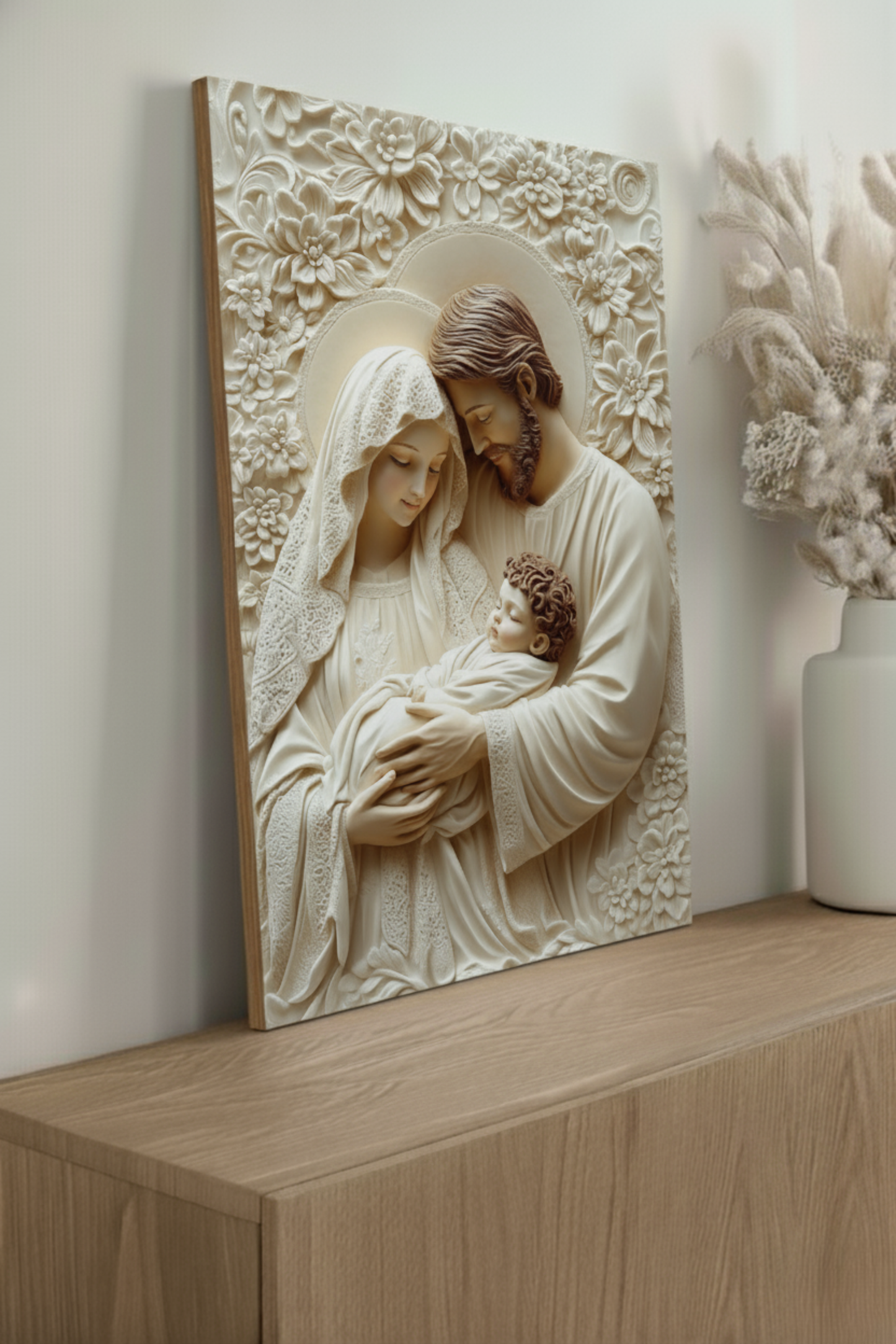 Placa MDF - Sagrada Família – Amor Divino