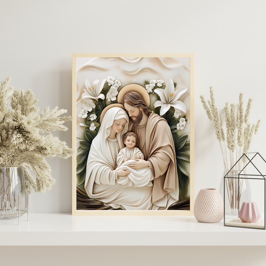 Quadro Sagrada Família – Refúgio de Paz