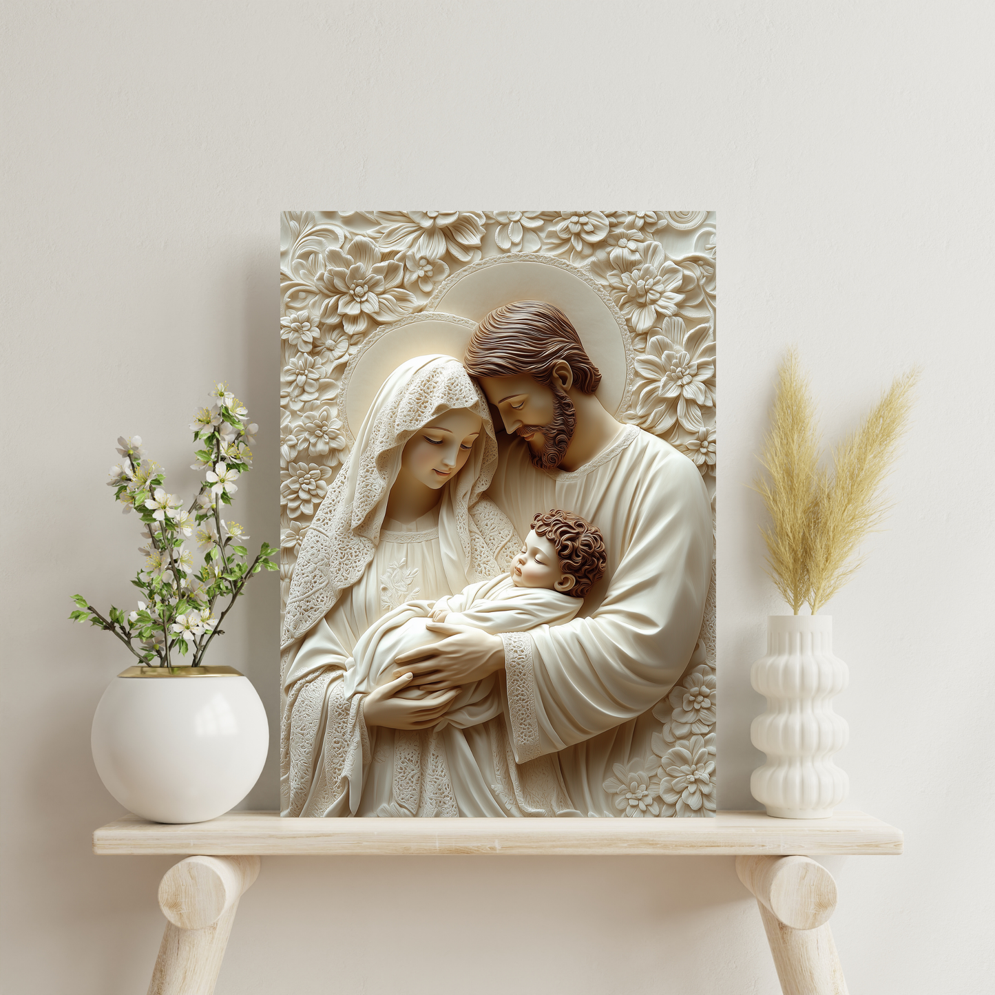 Placa MDF - Sagrada Família – Amor Divino