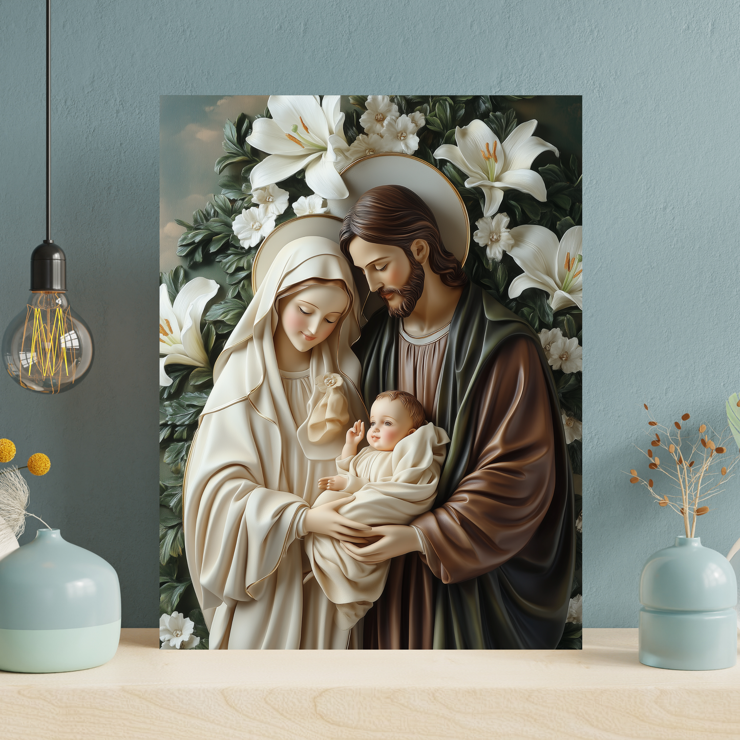 Placa MDF - Sagrada Família – Caminho da Fé