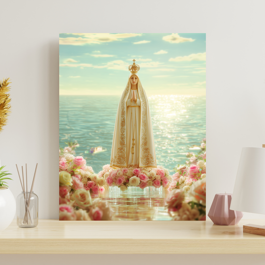 Placa MDF - Luz do Imaculado Coração