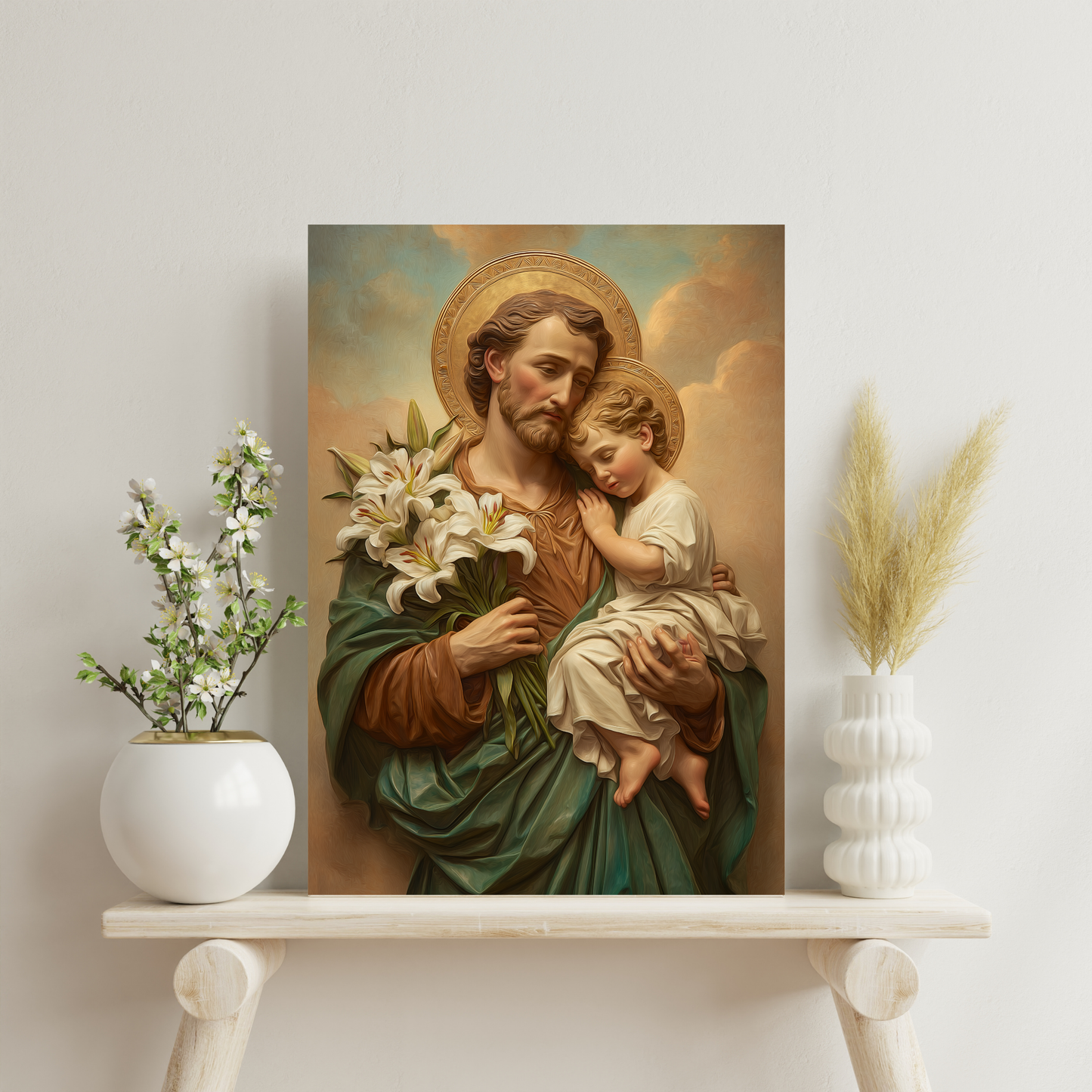 Placa MDF - São José Guardião do Amor