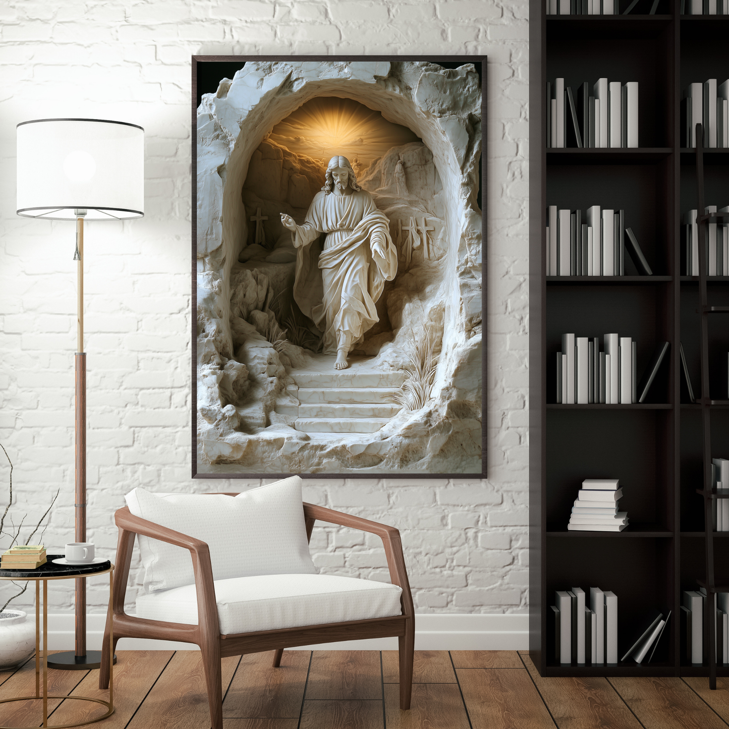 Quadro Vitória da Vida - Ele vive