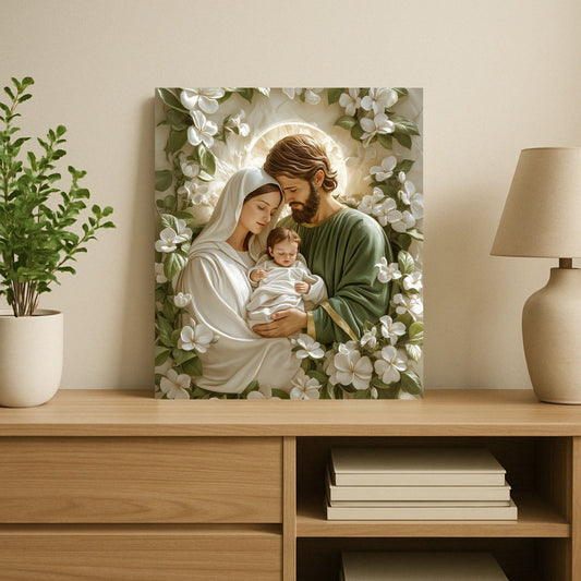 Placa MDF - Sagrada Família – Presença Sagrada